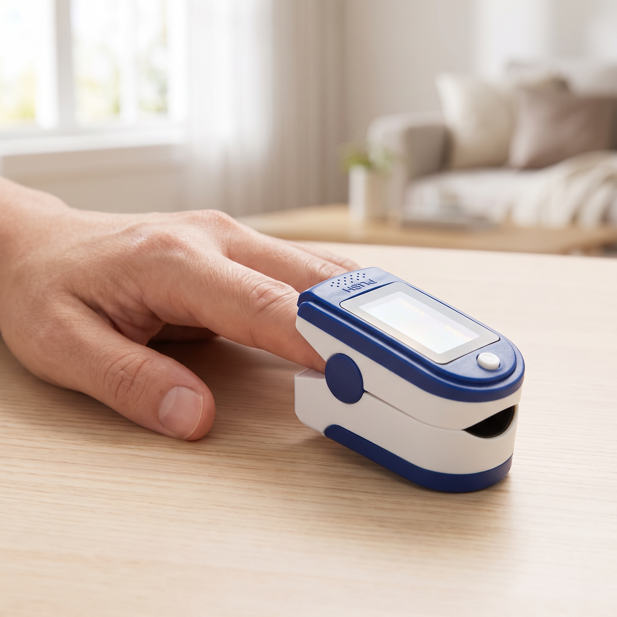 Oxyvia™ — Check Blood Oxygen & Pulse Rate Fast, Anytime & Anywhere