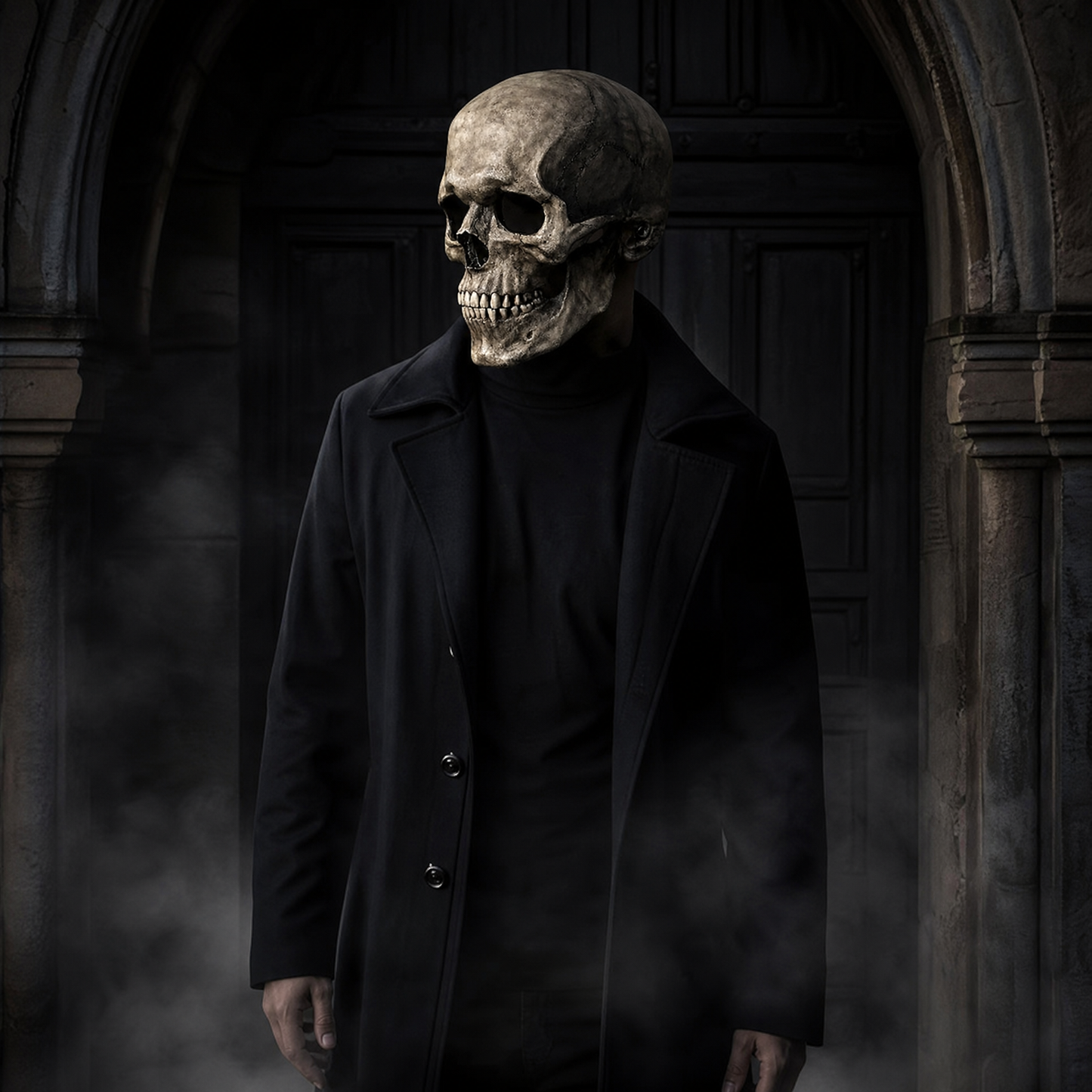 DeathVeil™ — Transform Into a Realistic Skull for Halloween, Cosplay & Haunted Events