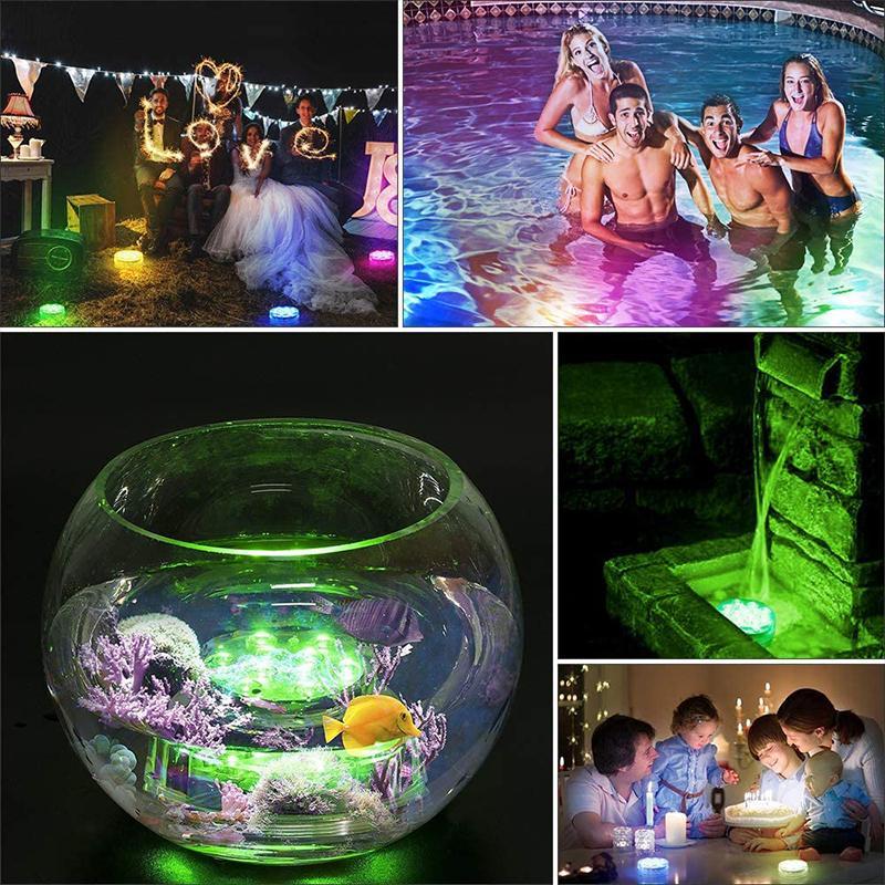 Aqualume™ — Transform Pools, Hot Tubs & Ponds With Vibrant Remote-Controlled LED Lighting
