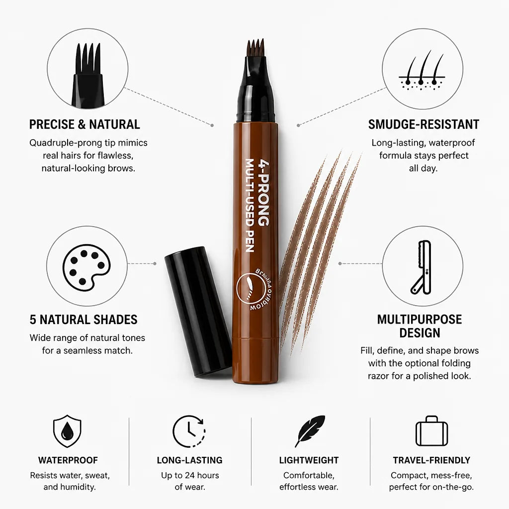 Browelle™ — Create Fuller, Natural-Looking Brows With Hair-Like Strokes in Seconds