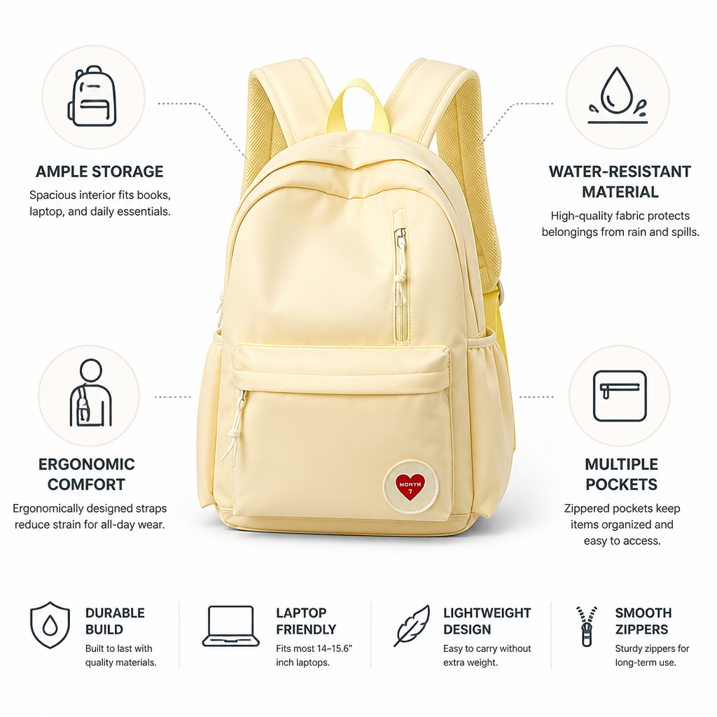 Avenlo™ — Carry School, Laptop & Daily Essentials in Comfort Without the Clutter