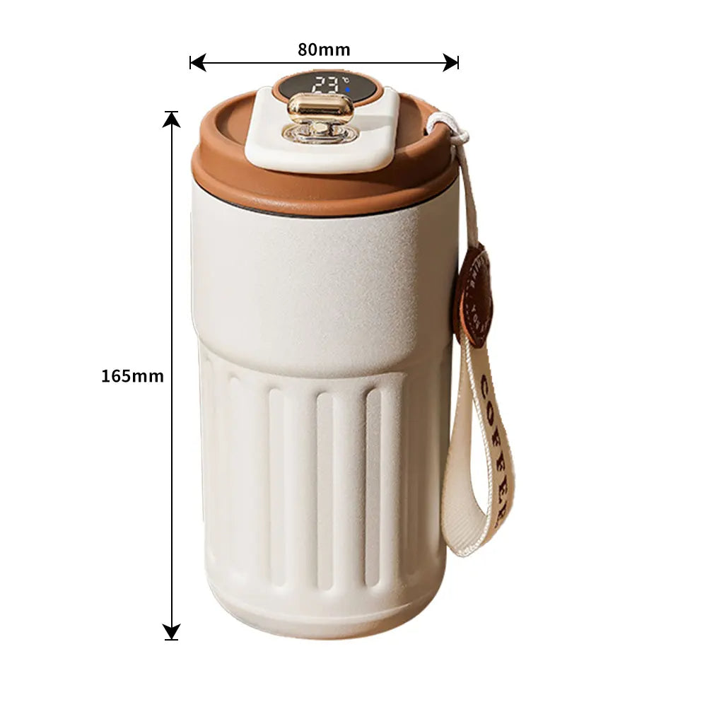 450ml Smart Travel Mug with LED Display – Sleek On-the-Go Mug for Perfect Sips