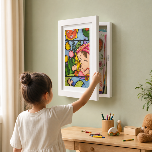 ArtNest™ — Display Your Child’s Artwork & Store Up to 150 Precious Creations