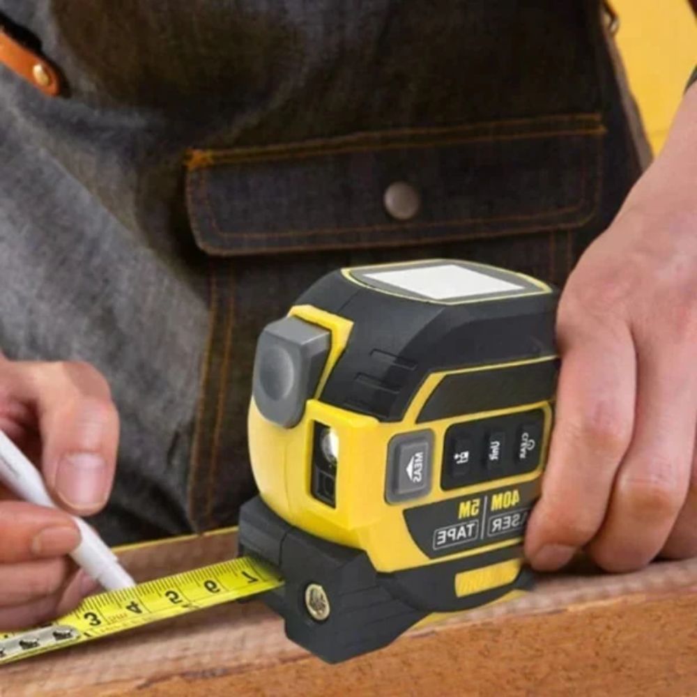 3-in-1 Infrared Laser Tape: Precision, Versatility & Fast Measurements