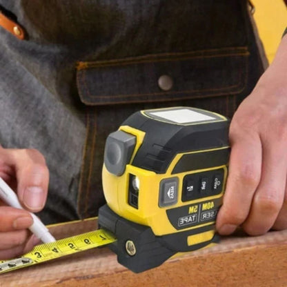 3-in-1 Infrared Laser Tape: Precision, Versatility & Fast Measurements