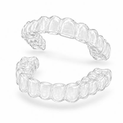 Custom-Fit Clear Retainers – Upper & Lower Set