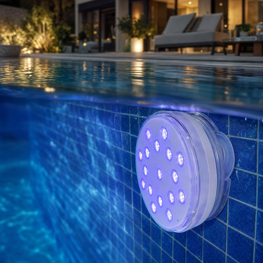Aqualume™ — Transform Pools, Hot Tubs & Ponds With Vibrant Remote-Controlled LED Lighting