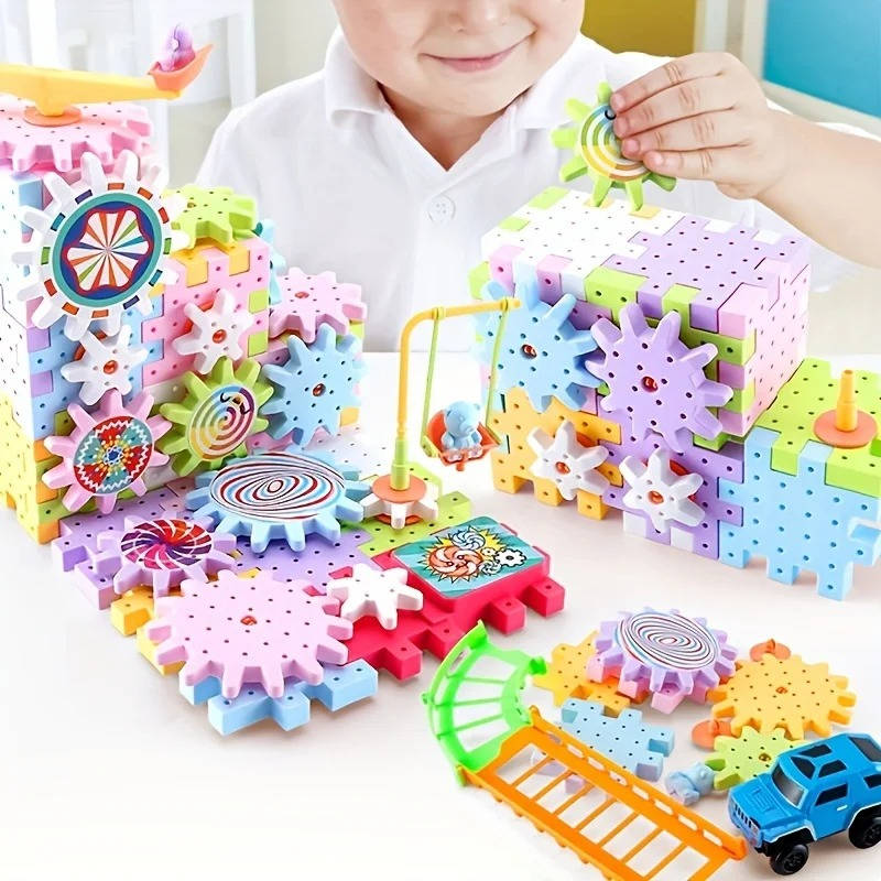 263-Piece Kids Building Blocks Kit - Creative Construction Toys for Hours of Fun