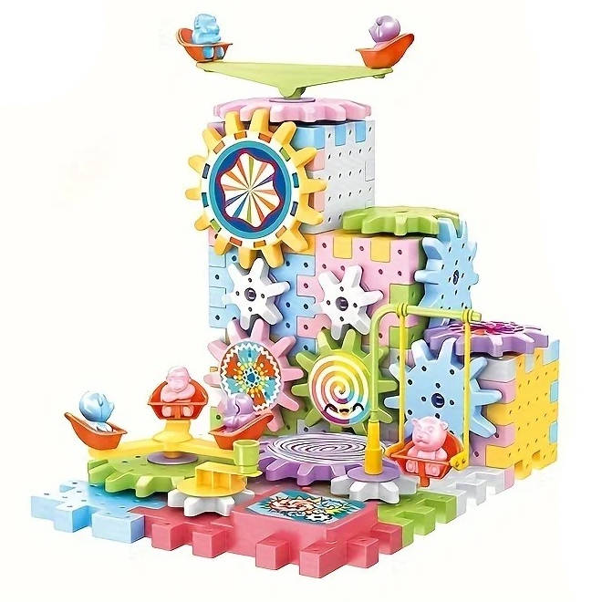 263-Piece Kids Building Blocks Kit - Creative Construction Toys for Hours of Fun