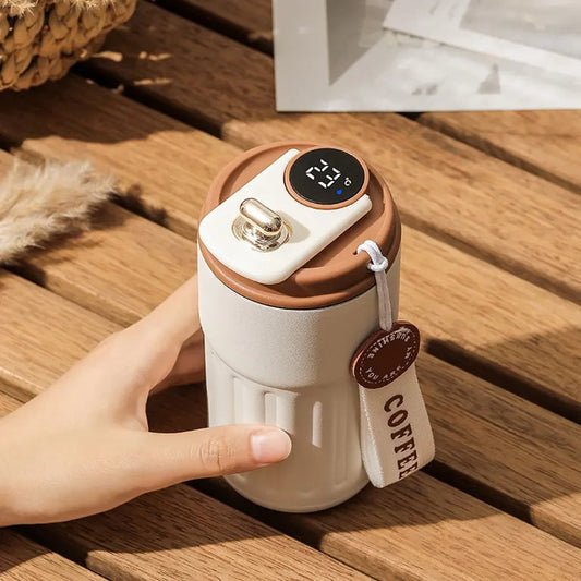 450ml Smart Travel Mug with LED Display – Sleek On-the-Go Mug for Perfect Sips