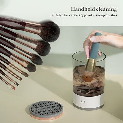 3-in-1 Electric Makeup Brush Cleaner Machine - Fast, Gentle Cleaning for Your Brushes