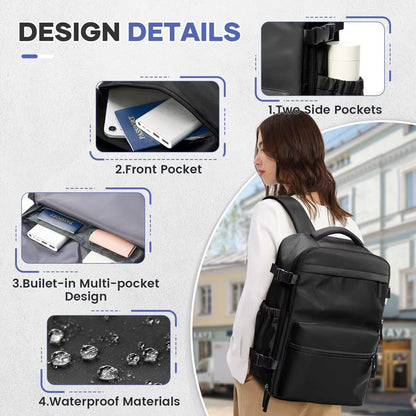 15.6-Inch Travel Backpack – Durable, Versatile & Comfortable for Every Trip