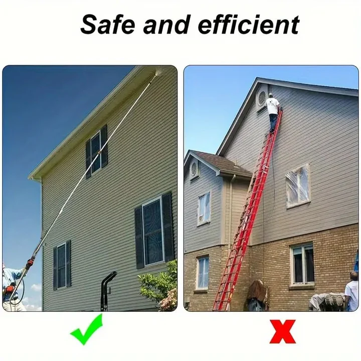 ExtenJet™ — Clean High Gutters, Roofs & Siding From the Ground With Extended Reach