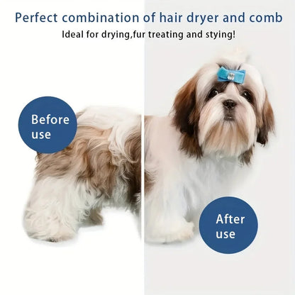 All-in-One 3-in-1 Dog Grooming Dryer & Brush