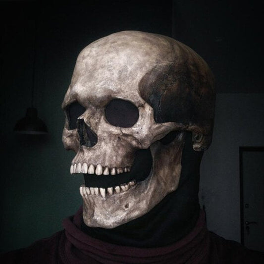 DeathVeil™ — Transform Into a Realistic Skull for Halloween, Cosplay & Haunted Events