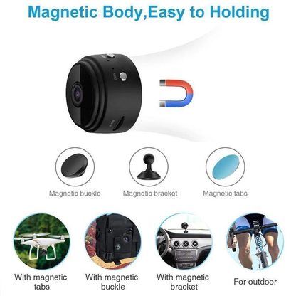 1080p Magnetic WiFi Mini Camera – Ultra-Compact, Wireless HD Surveillance