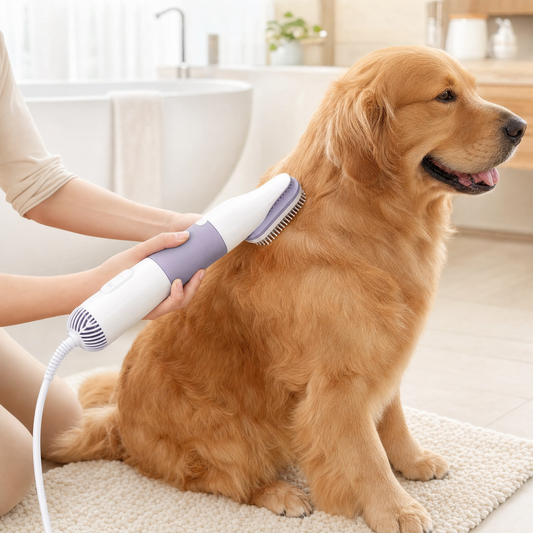 3-in-1 Dog Grooming Dryer & Brush
