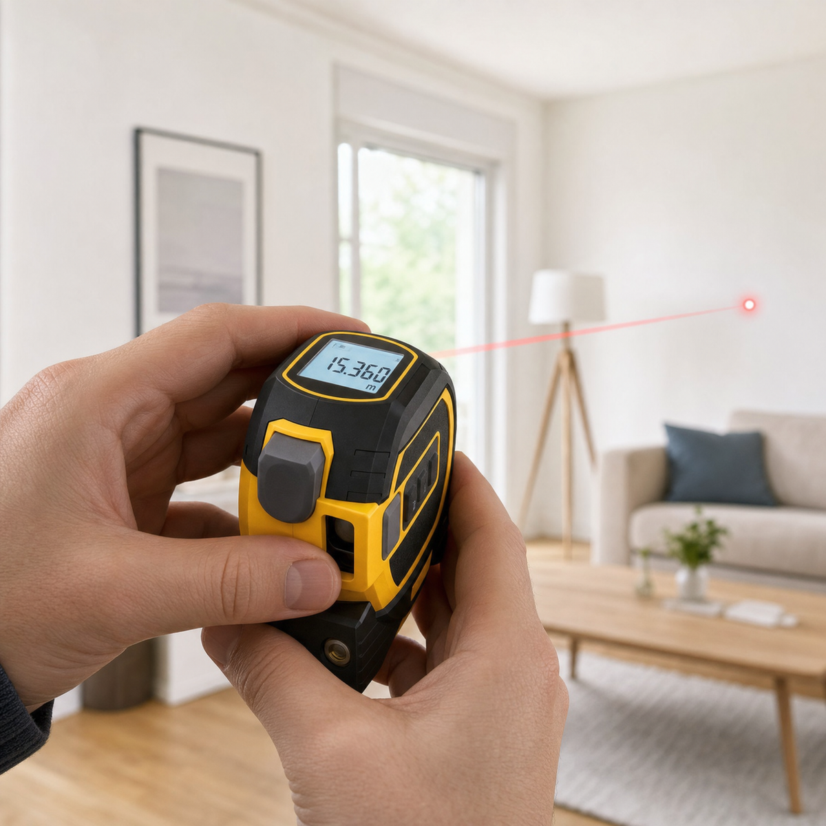 3-in-1 Laser Tape Measure