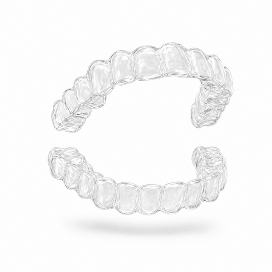 Custom-Fit Clear Retainers – Upper & Lower Set for a Secure, Lasting Smile
