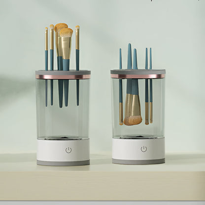 3-in-1 Electric Makeup Brush Cleaner Machine - Fast, Gentle Cleaning for Your Brushes